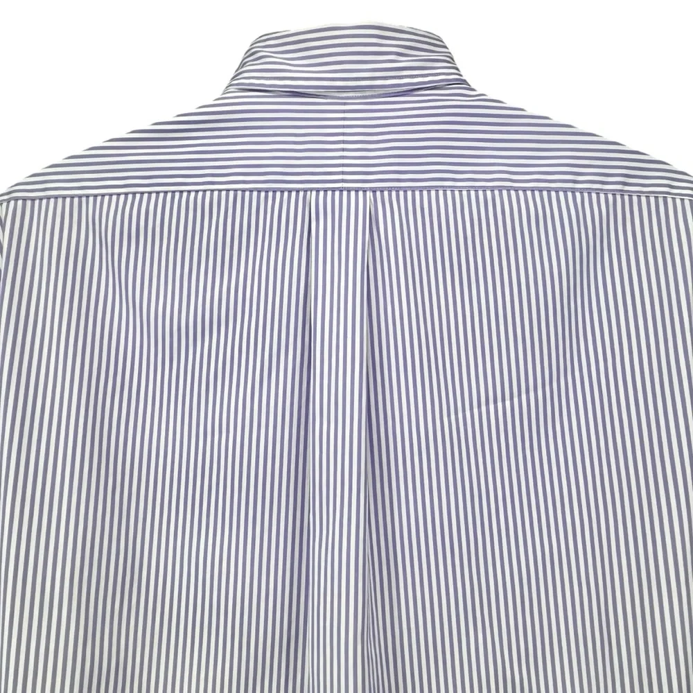 Polo Ralph Lauren | Mens XL | Slim Fit Purple & White Stripe L/S Button Up Shirt